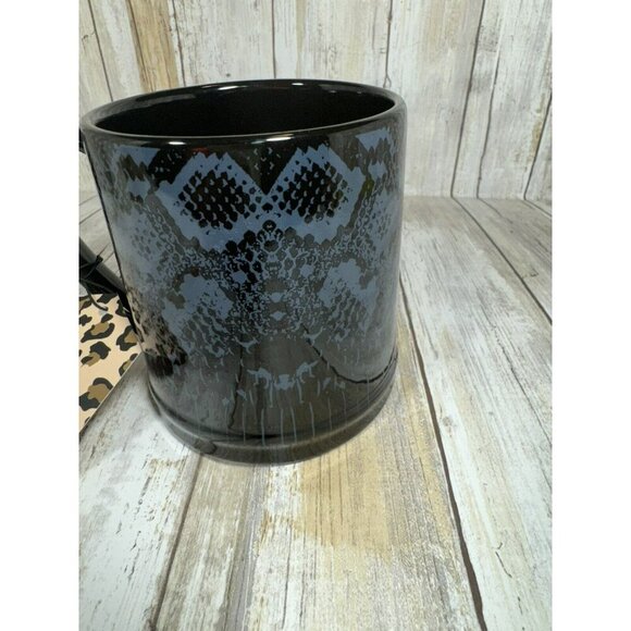 Stay Wild Brand Snake Print Black Coffee Mug - Picture 2 of 9